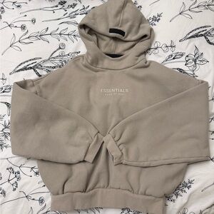 Fear of God Essentials Tan Hoodie size xxs